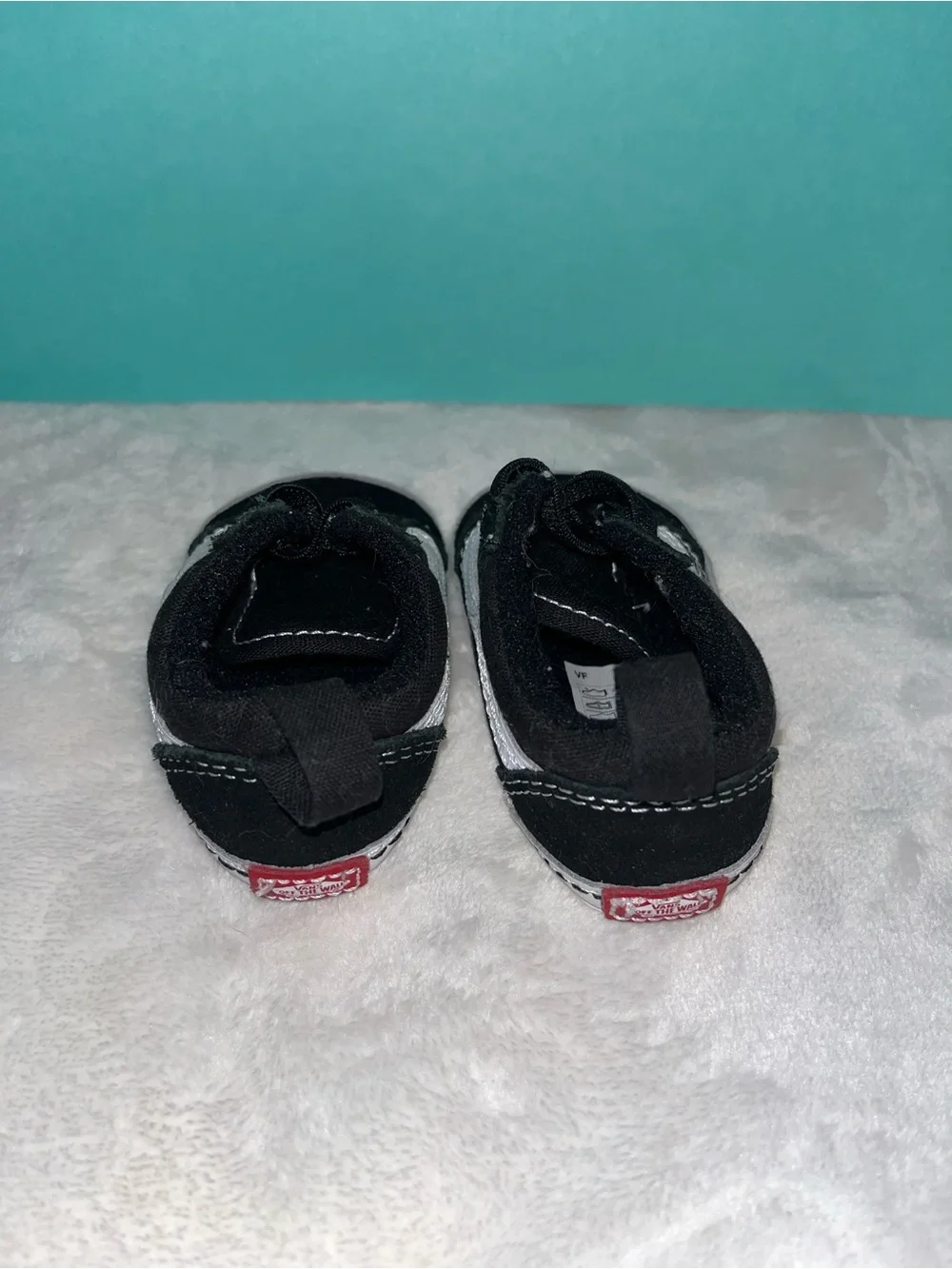 Vans Black & White Baby Walker Sneakers